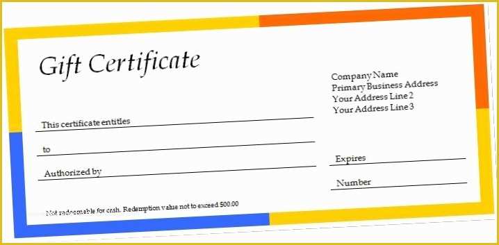 Free Gift Certificate Template Open Office Of Open Office T Certificate Template Business T