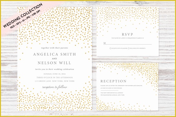 Free Glitter Invitation Template Of 90 Gorgeous Wedding Invitation Templates