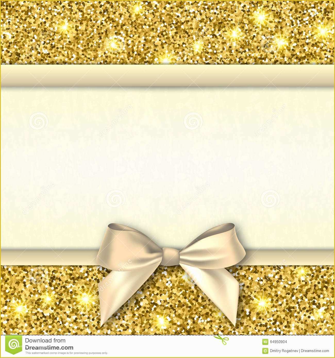 Free Glitter Invitation Template Of Invitation Decorative Card Template Stock Vector