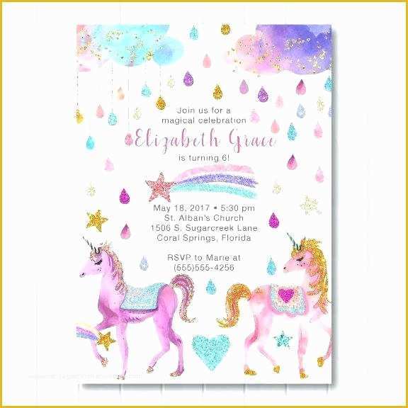 Free Glitter Invitation Template Of Rainbow Birthday Invitations Free – Cialisorgfo