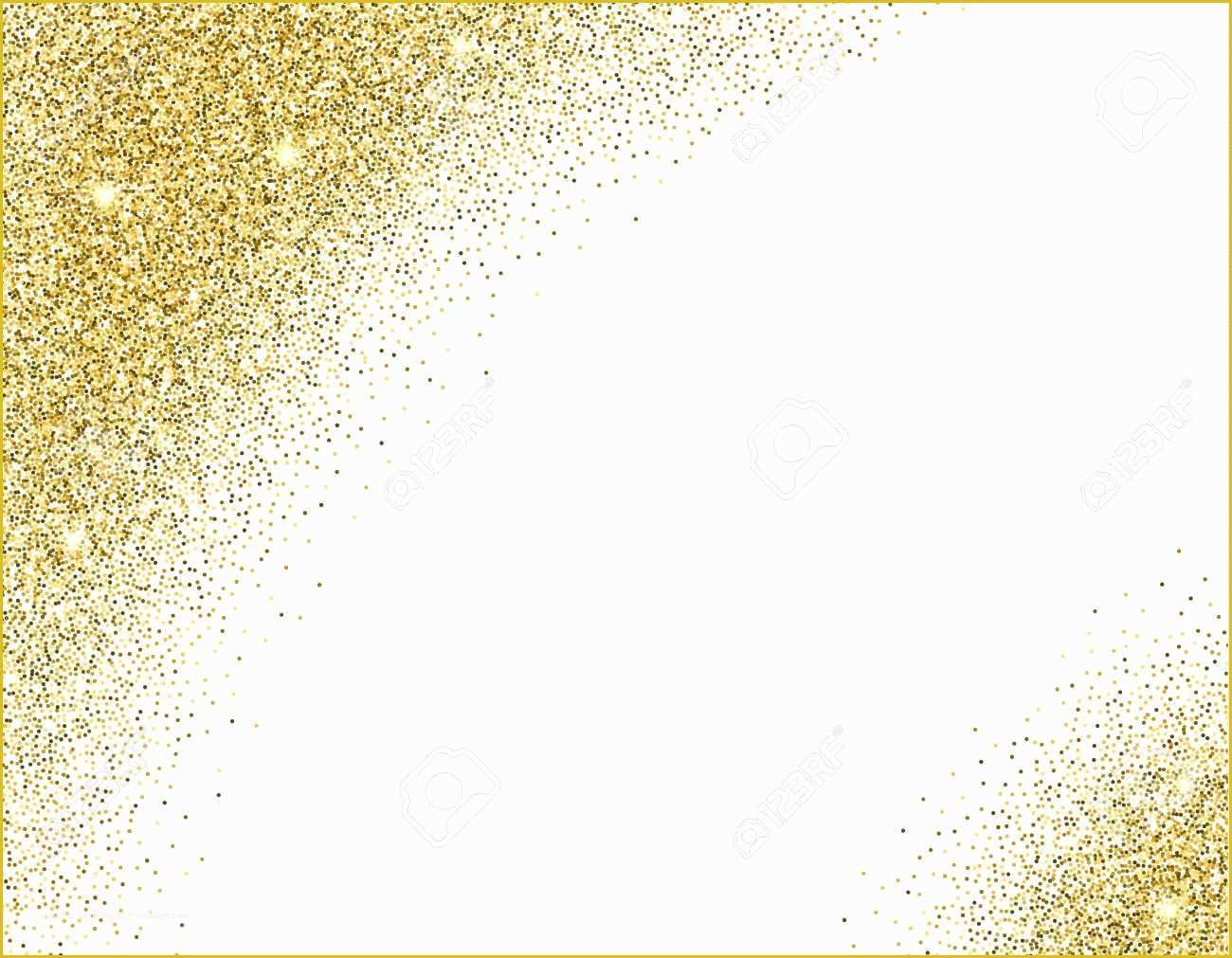 free-glitter-invitation-template-of-invitation-template-with-gold-glitter-confetti-vector-image