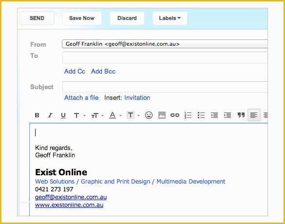 Free Gmail Templates Of 20 Gmail Signature Templates Free Download