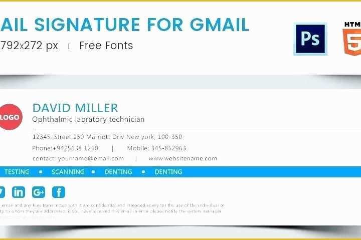 Free Gmail Templates Of Free Gmail Signature Template