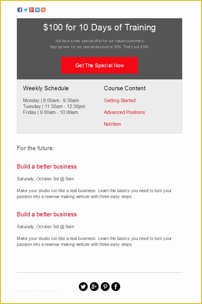 Free Gmail Templates Of Template Gallery Free HTML Templates for Gmail