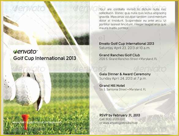 Free Golf Invitation Template Of 14 Fabulous Golf Invitation Templates & Designs