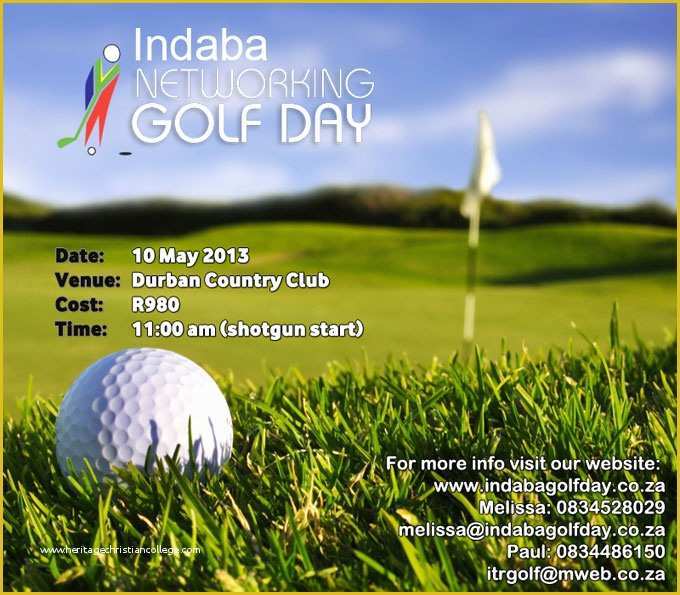 Free Golf Invitation Template Of Umhlanga Life Indaba Networking Golf Day News On