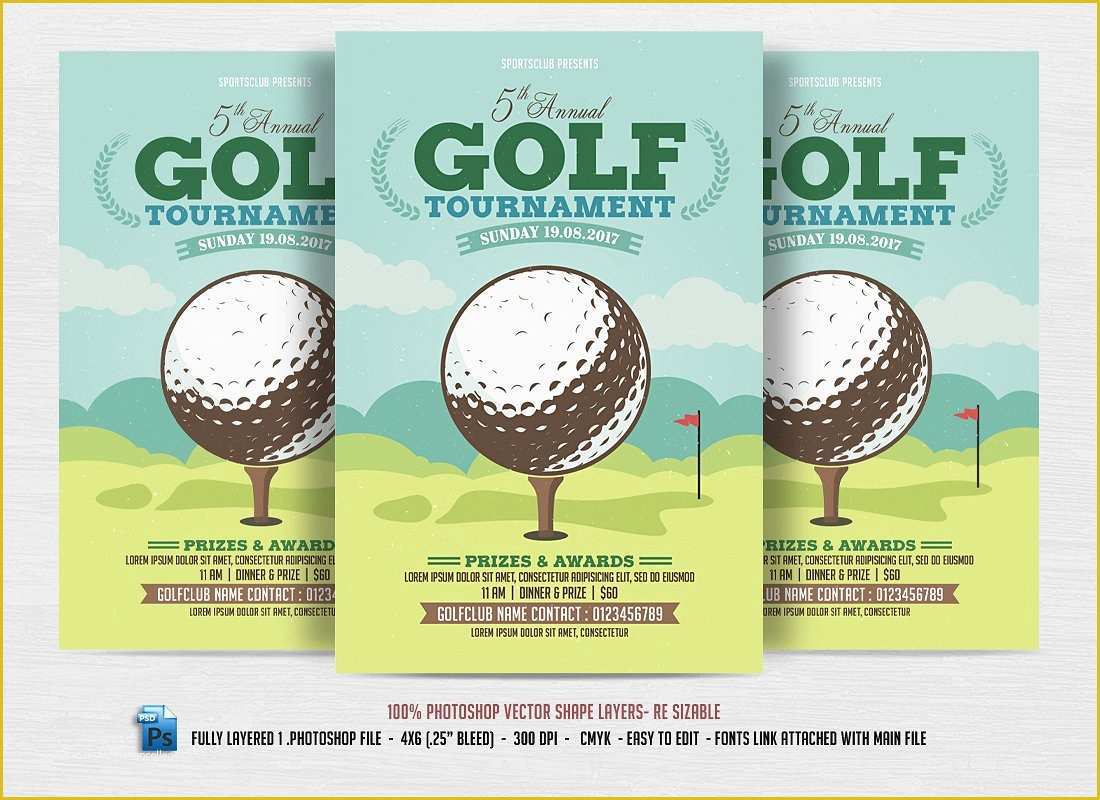 Free Golf Outing Flyer Template Of 15 Sports event Flyers