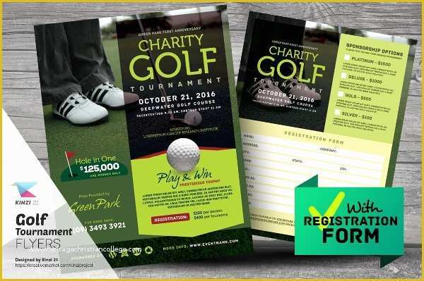 Free Golf Outing Flyer Template Of 21 Golf tournament Flyer Templates