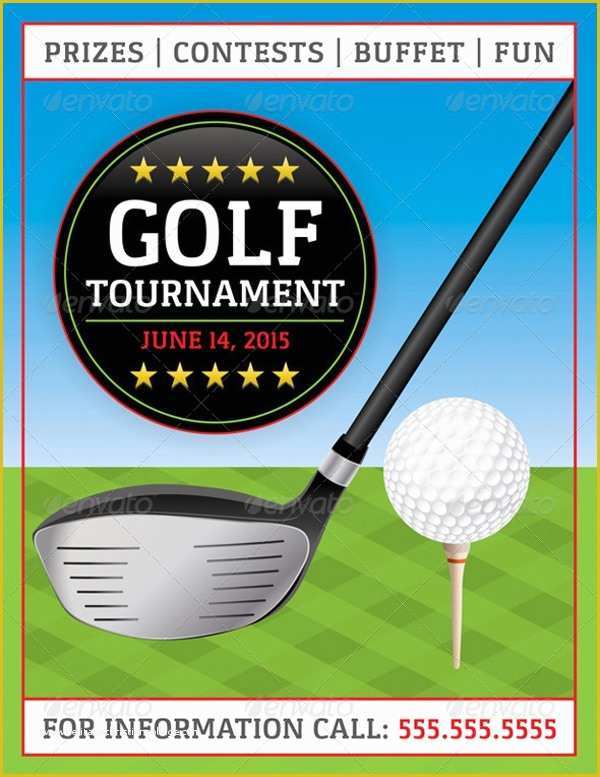 Free Golf Outing Flyer Template Of 21 Golf tournament Flyer Templates