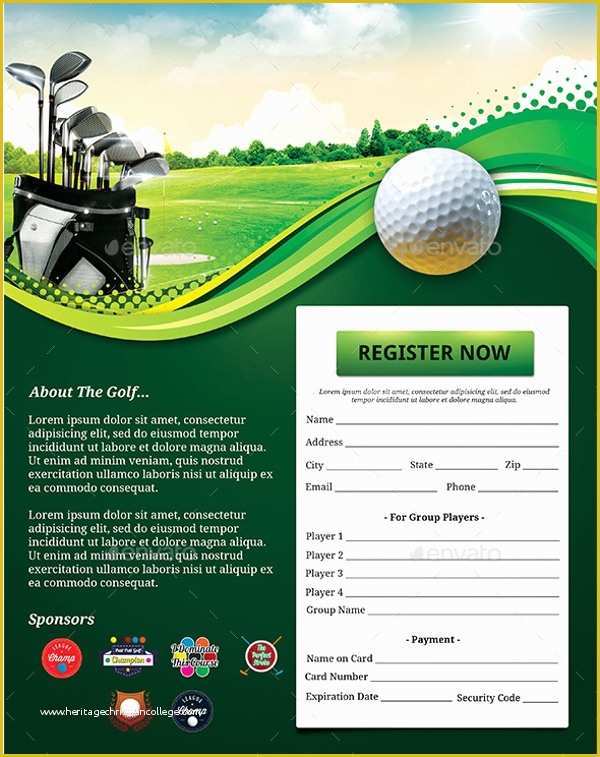 Free Golf Outing Flyer Template Of 22 Golf Flyer Templates Free Psd Ai Eps format