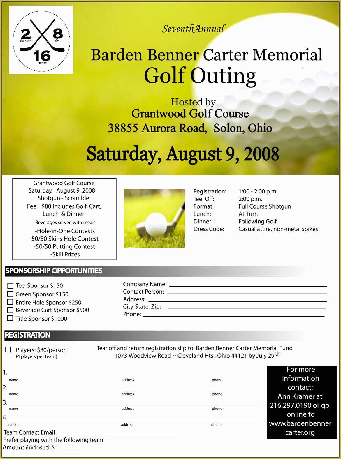 Free Golf Outing Flyer Template Of Golf Scramble Flyer Template Yourweek D2c345eca25e