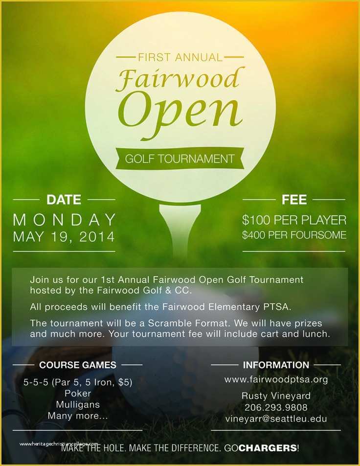 Free Golf Outing Flyer Template Of Golf tournament Flyer Template Download Free Templates