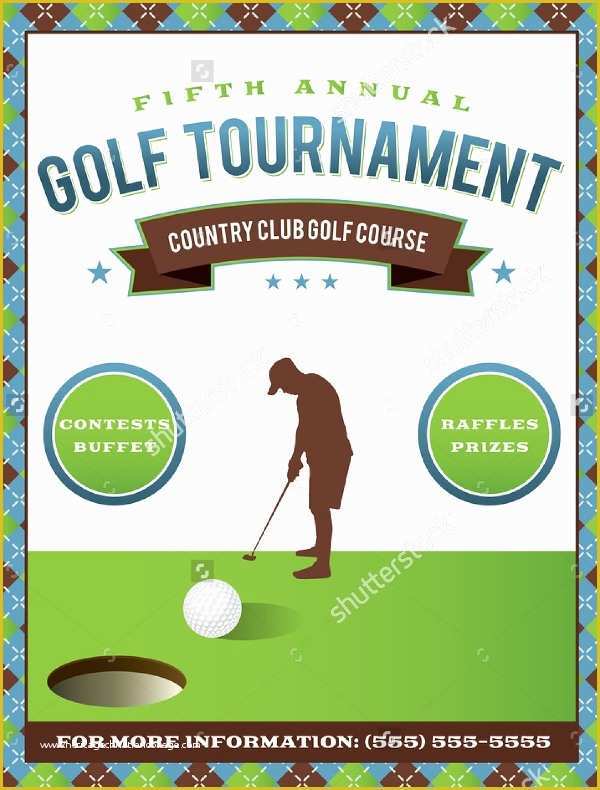 Free Golf tournament Flyer Template Of 21 Golf tournament Flyer Templates