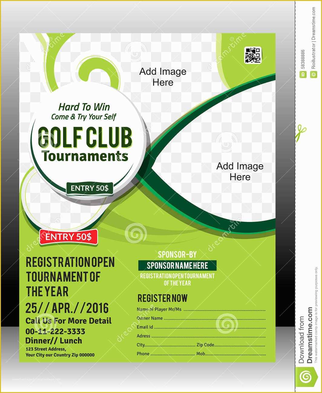 Free Golf tournament Flyer Template Of Free Golf tournament Flyer Template