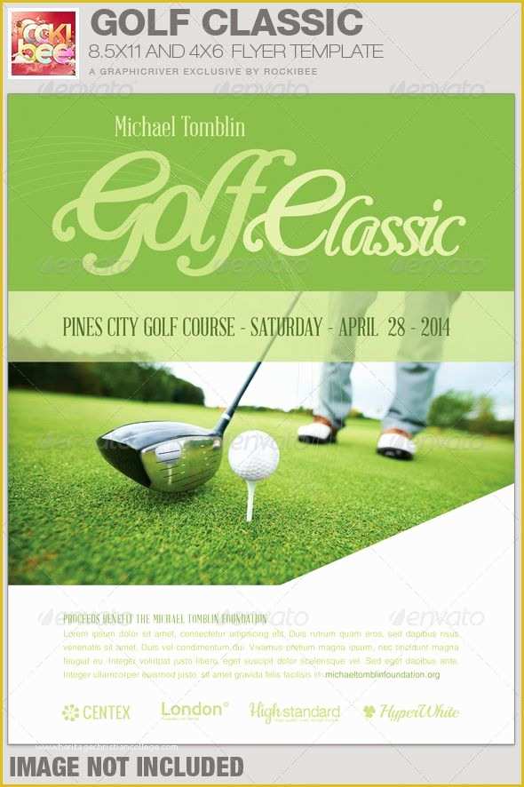 Free Golf tournament Flyer Template Of Golf Classic event Flyer Template
