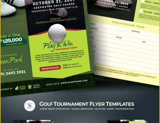 Free Golf tournament Flyer Template Of Golf tournament Flyer Psd Template