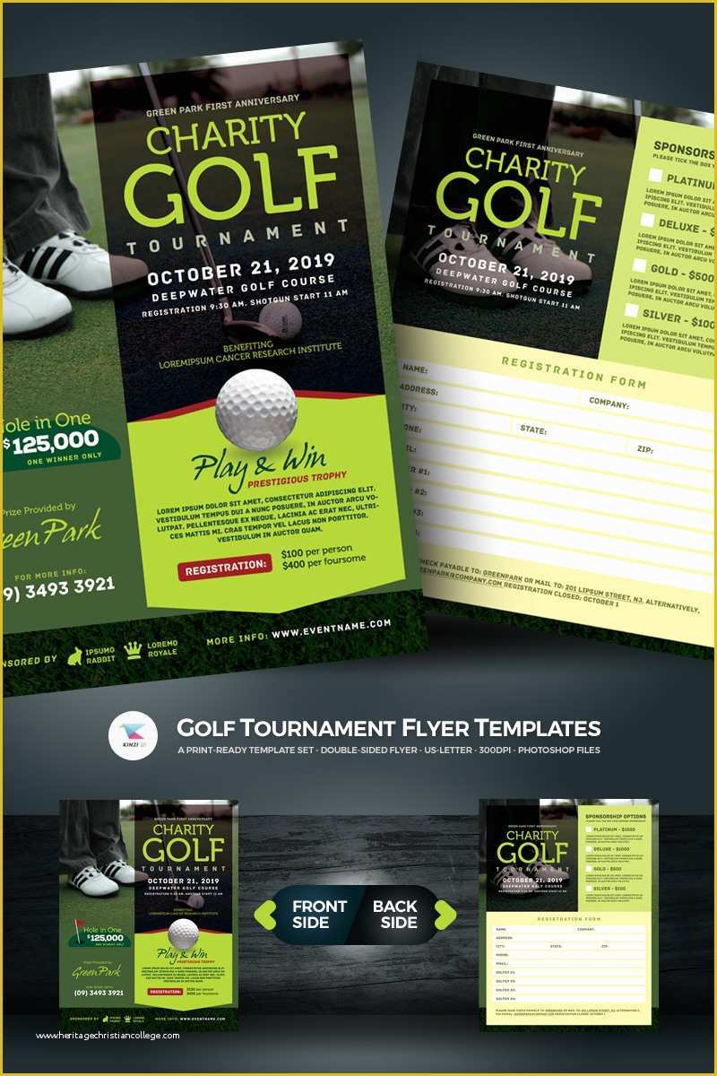 Free Golf tournament Flyer Template Of Golf tournament Flyer Psd Template