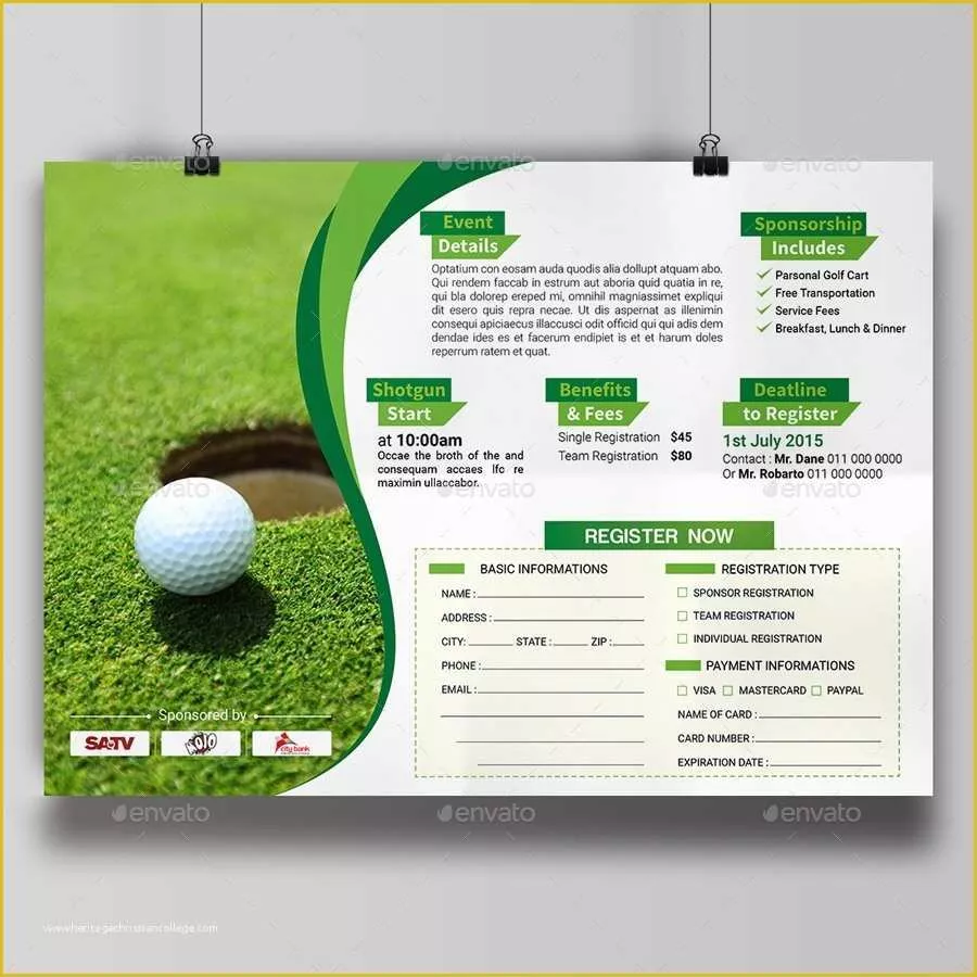 Free Golf tournament Flyer Template Of Golf tournament Flyer Template Beepmunk