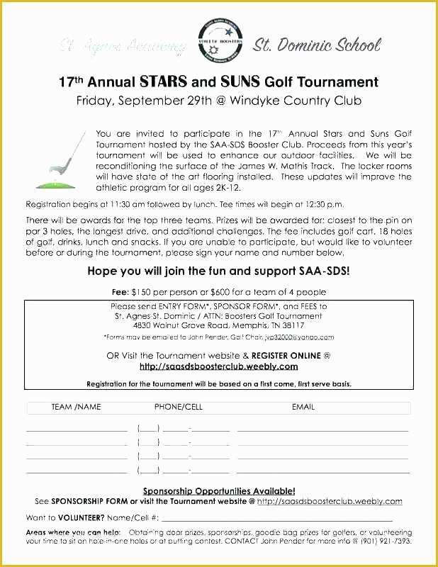 Free Golf tournament Registration form Template Of Team Registration form Template event Registration form