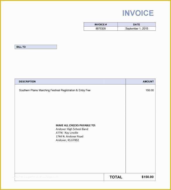 Free Google Docs Invoice Template Of Google Invoice Template 25 Free Word Excel Pdf format