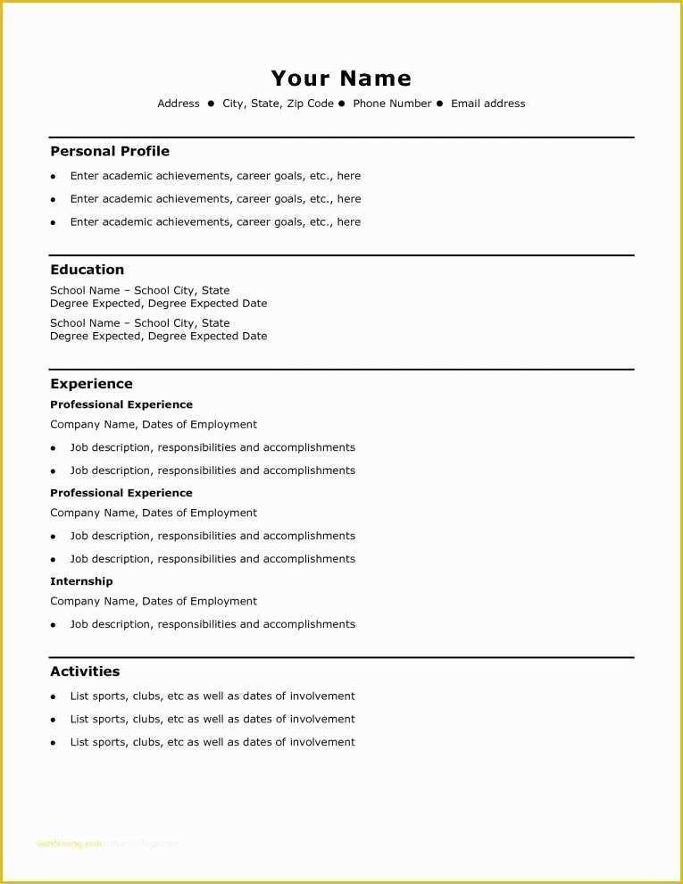 Free Google Docs Resume Templates Of Google Resume Template Download 4511f77b0c50 Proshredelite