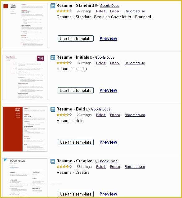 Free Google Docs Resume Templates Of Google Resume Templates Beepmunk