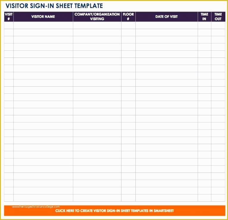 Free Google Sheets Templates Of 6 Sign In Sheet Template Google Docs Itnvr