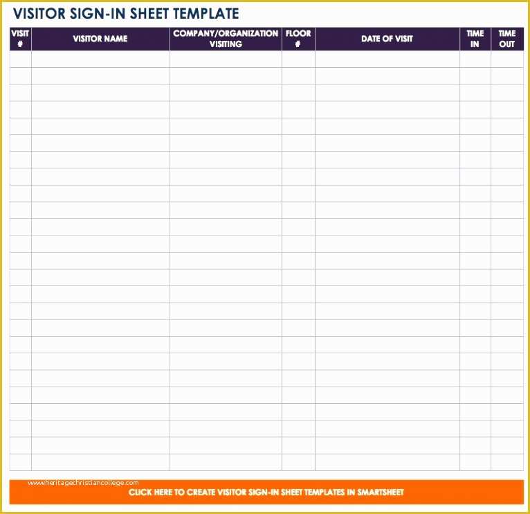 Free Google Sheets Templates Of 6 Sign In Sheet Template Google Docs 