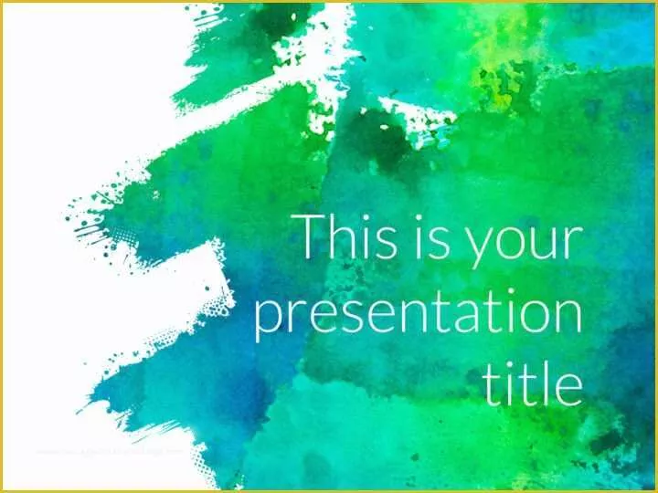 Free Google Slides Templates Of Free Art Powerpoint Template or Google Slides theme