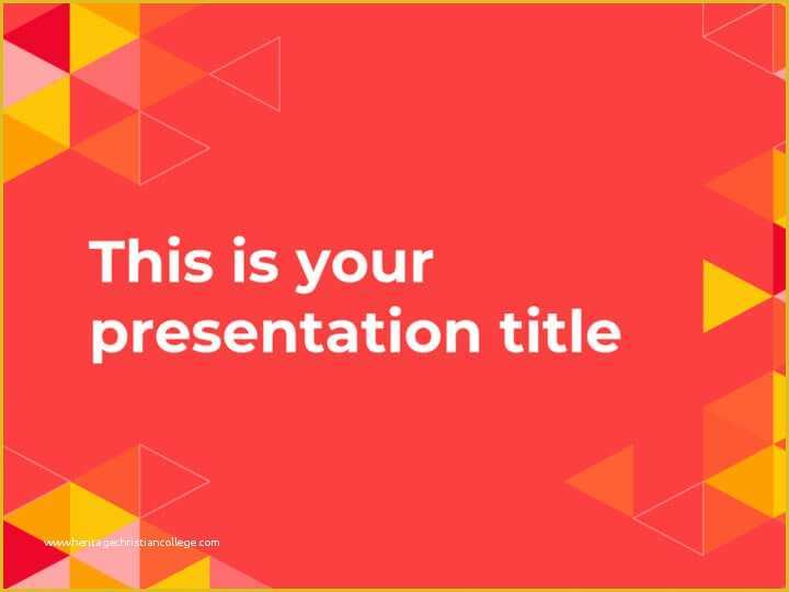 Free Google Templates Of Free Powerpoint Template or Google Slides theme with