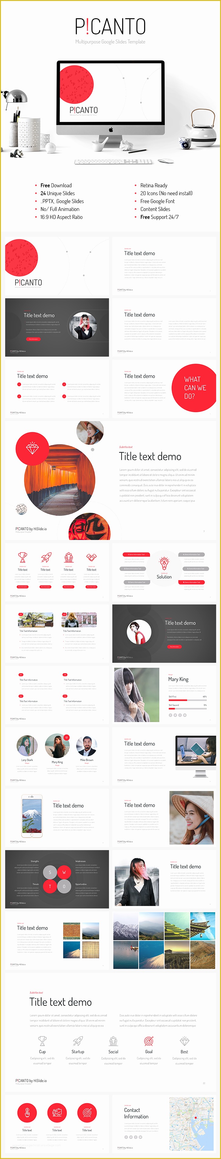Free Google Templates Of Picanto Google Slides Template Free Free