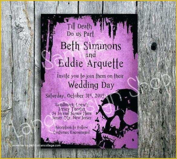 Free Gothic Wedding Invitation Templates Of Free Gothic Wedding Invitation Templates – Gworldo