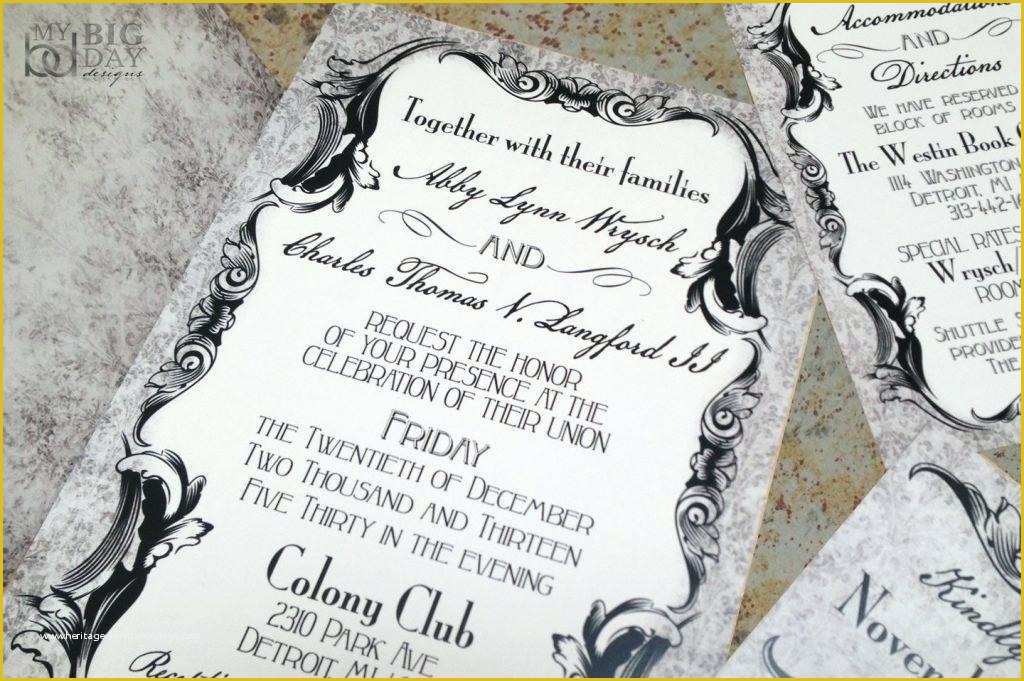 Free Gothic Wedding Invitation Templates Of Free Gothic Wedding Invitation Templates – Gworldo