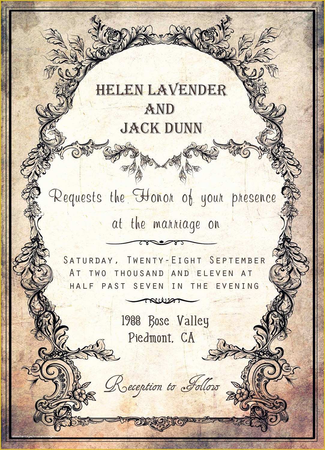 Free Gothic Wedding Invitation Templates Of Best 25 Gothic Wedding Invitations Ideas On