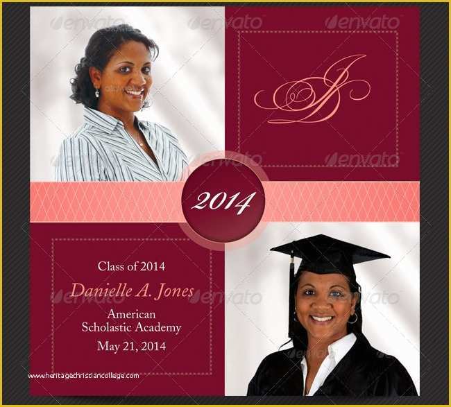 Free Graduation Announcement Photo Card Templates Of 25 Graduation Invitation Templates Psd Vector Eps Ai