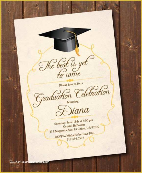 Free Graduation Announcement Photo Card Templates Of 78 Invitation Card Examples Word Psd Ai Word
