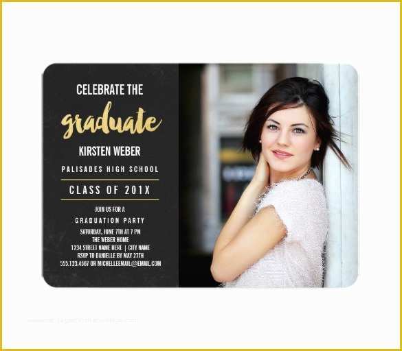 Free Graduation Announcement Photo Card Templates Of 9 Graduation Card Templates Psd Ai Eps