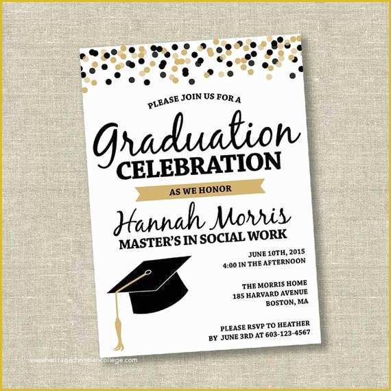 Free Graduation Announcement Photo Card Templates Of Graduation Invitation College Graduation Invitation High