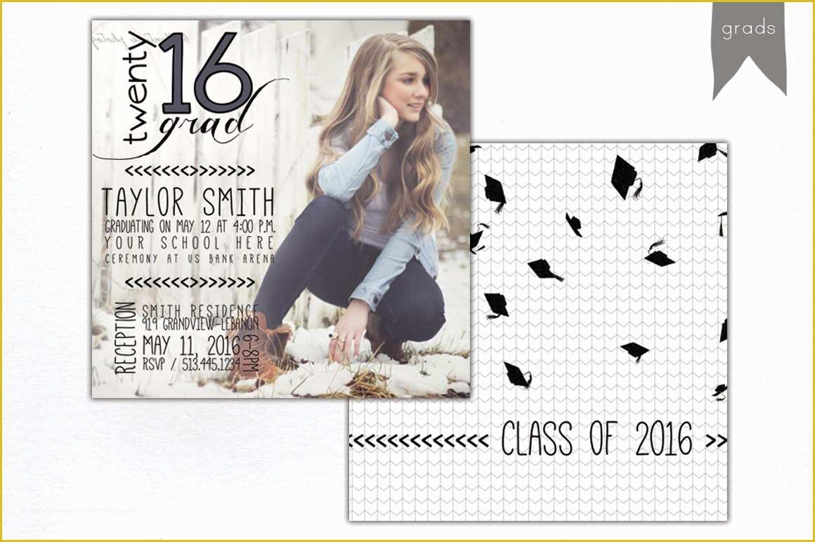 Free Graduation Announcement Photo Card Templates Of Graduation