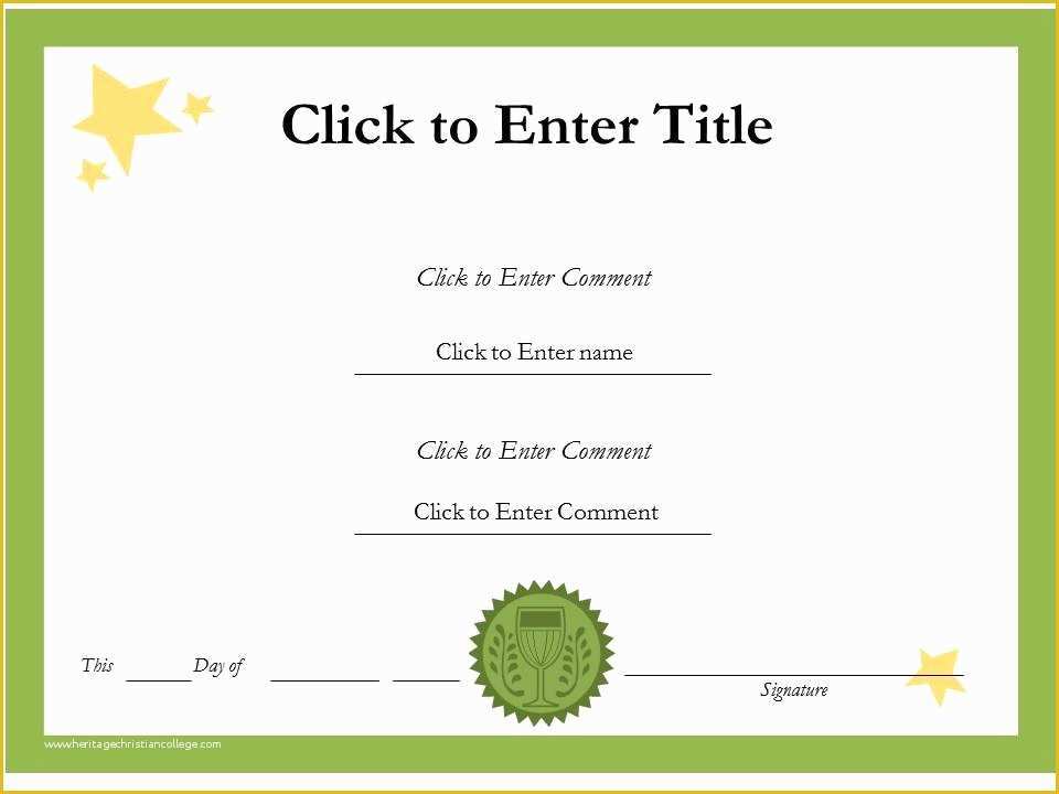 Free Graduation Certificate Template Of Certificate Templates