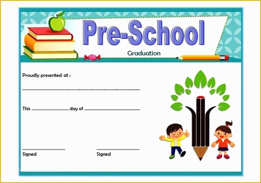 Free Graduation Certificate Template Of Free Printable Graduation Certificates Best Pin Preschool