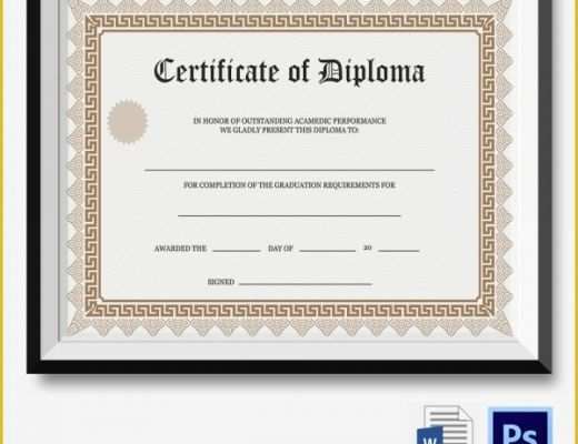 Free Graduation Certificate Template Of Ged Certificate Template Download