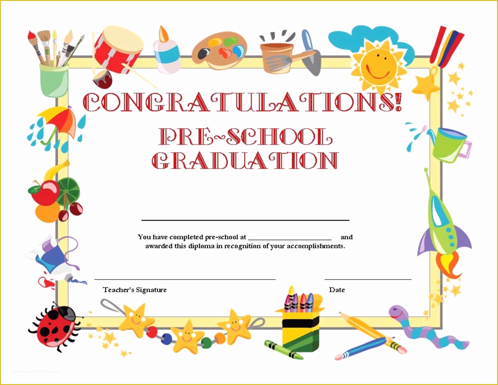 Free Graduation Certificate Template Of Templates Clipart School Certificate Pencil and In Color
