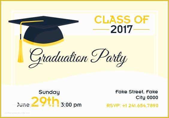 Free Graduation Invitation Templates for Word Of 10 Best Graduation Party Invitation Card Templates Ms Word