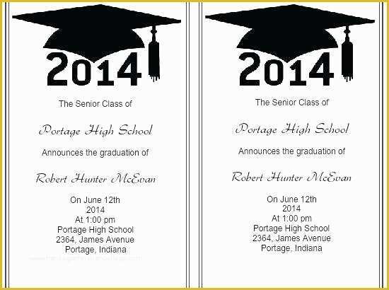 Free Graduation Invitation Templates for Word Of 15 Graduation Announcements Templates