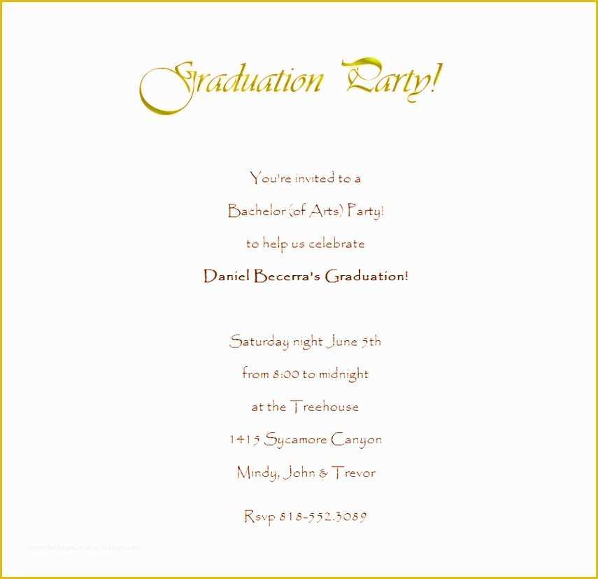 Free Graduation Invitation Templates for Word Of 9 Graduation Invitation Templates Word Besttemplates