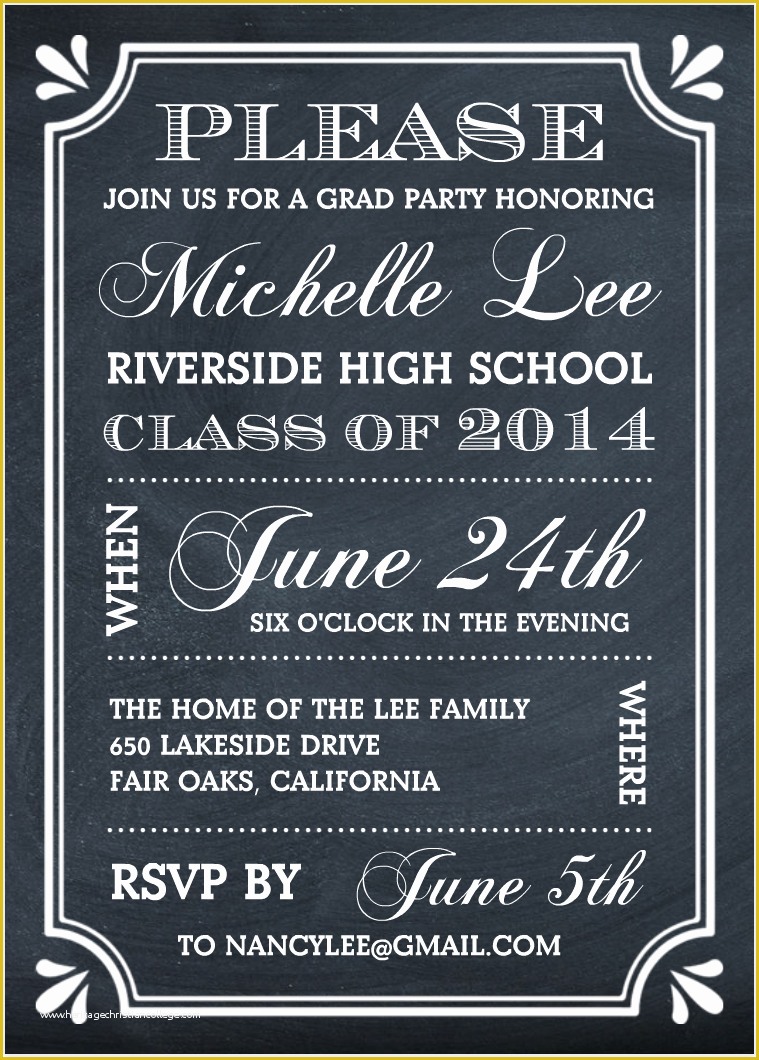 Free Graduation Invitation Templates for Word Of Free Graduation Invitation Templates for Word