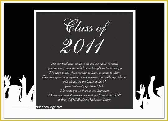 Free Graduation Invitation Templates for Word Of Graduation Invitation Templates