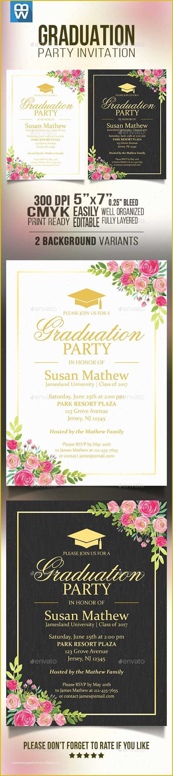 Free Graduation Invitation Templates Of 25 Unique Invitation Templates Ideas On Pinterest