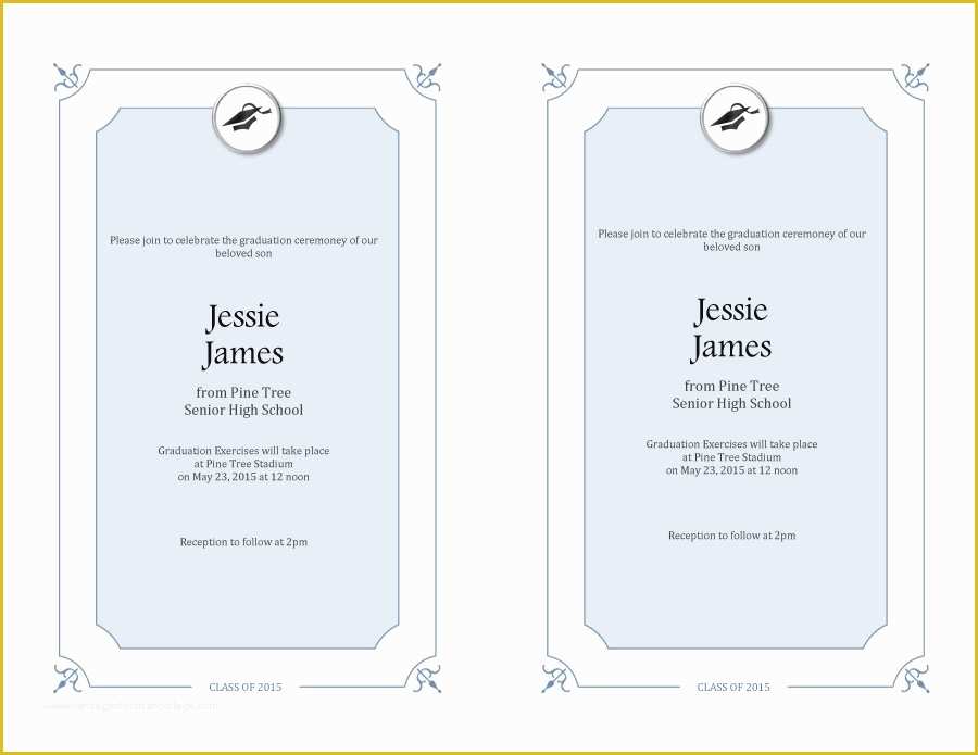Free Graduation Invitation Templates Of 40 Free Graduation Invitation Templates Template Lab